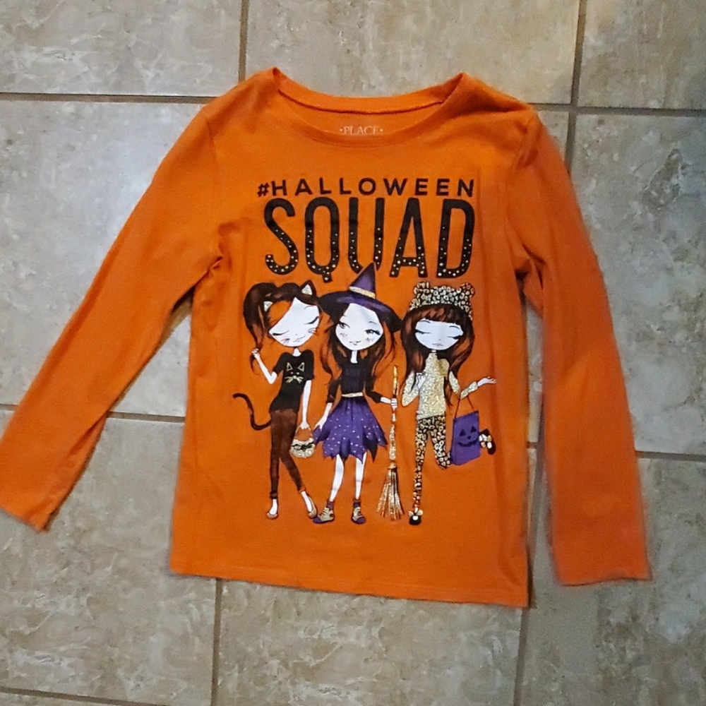 🎃Girls size M7/8 long sleeve Halloween shirt🎃